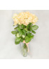15 Кремовых роз Аваланж Пич (Avalanche Peach) 100см