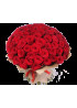 65 красных роз Ред Наоми (Red Naomi) 40см