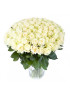51 Белая роза Вайт Наоми (White Naomi) 40см