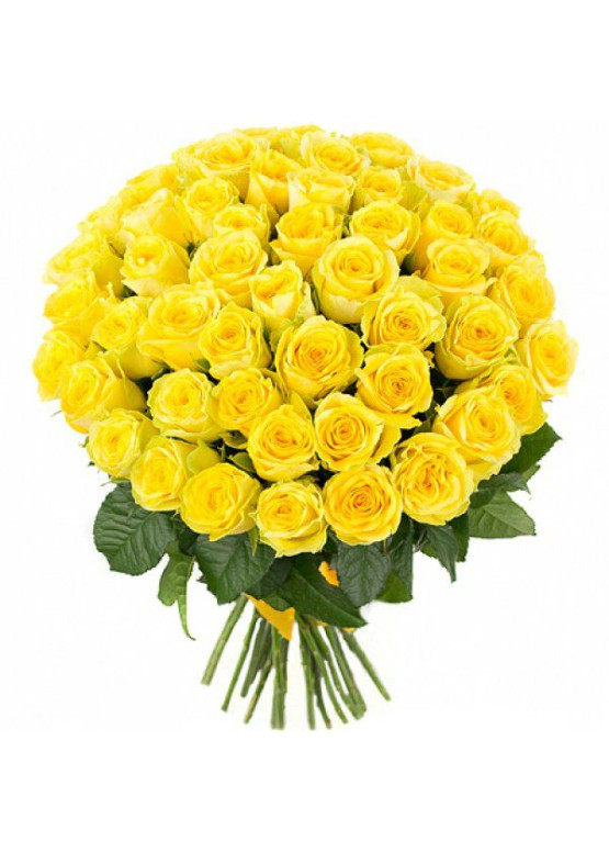 45 Жёлтых роз Пенни Лэйн (Penny Lane) 50см